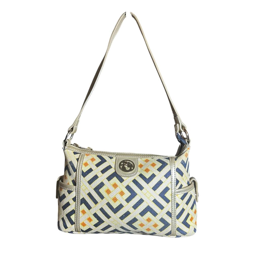 Spartina 449 Daufuskie Island Harbor Light Shoulder Bag Blue Cream